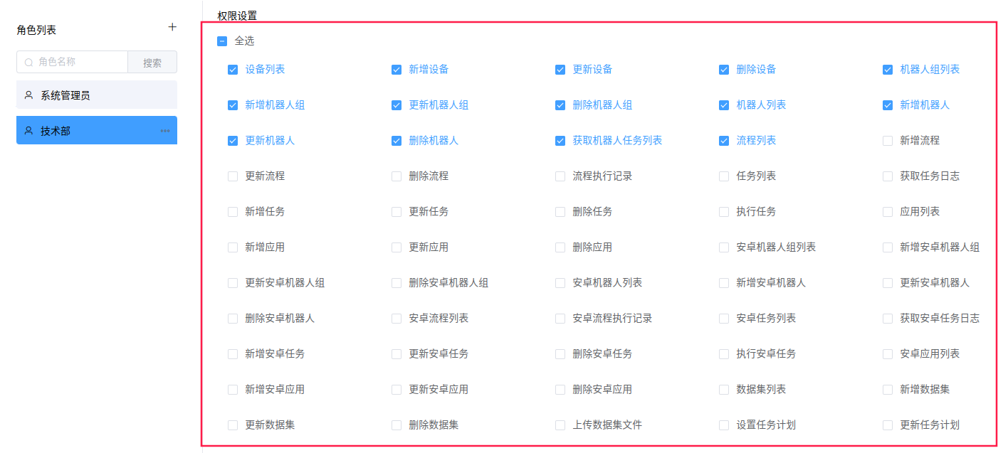 分配权限